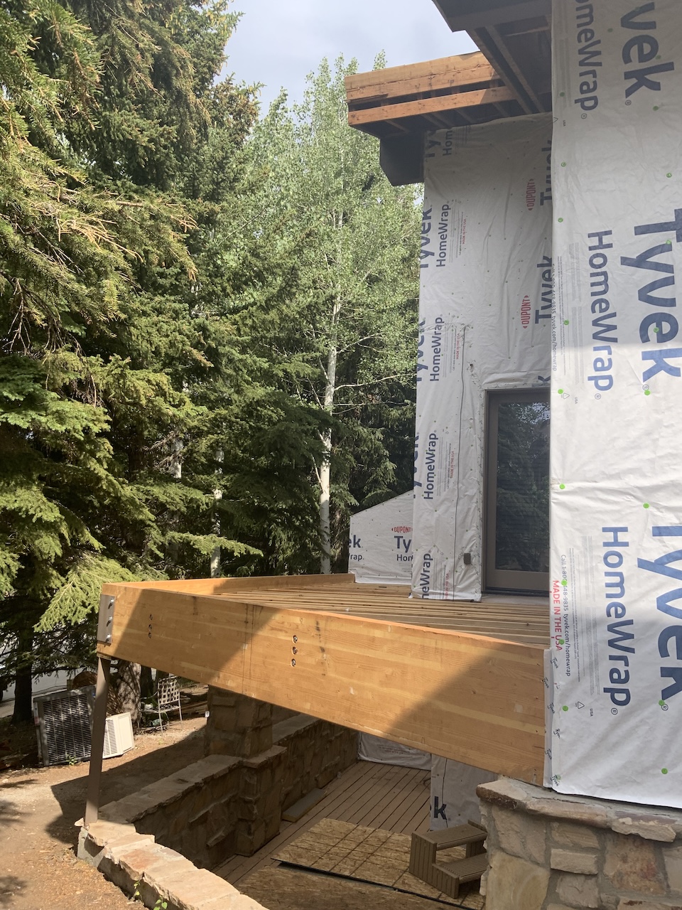 Custom Deck Outdoor Custom outdoor deck framing