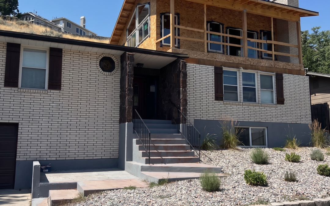 Second Story Addition under construction on Utah Home.